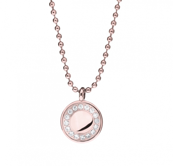 Ernstes Design evia, Collier komplett, Kette, AK30, Anhänger AN546.WH