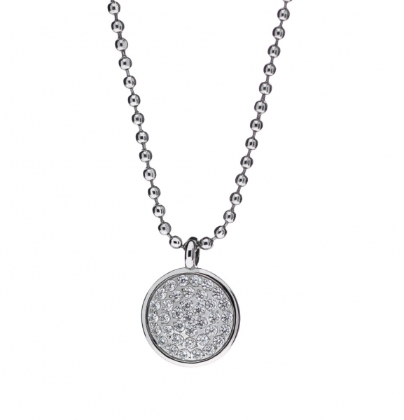 Ernstes Design evia, Collier komplett, Kette, AK28, Anhänger AN547.WH