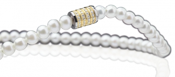 Ernstes Design, Edvita petit, Collier komplett, Kette, K183, Wechselschließe AN741.WH