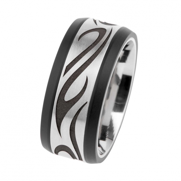 Ernstes Design, Herrenschmuck, Ring, R411